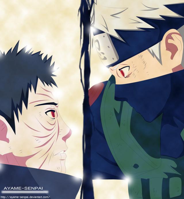 Spoiler Kakashi and Obito manga 629